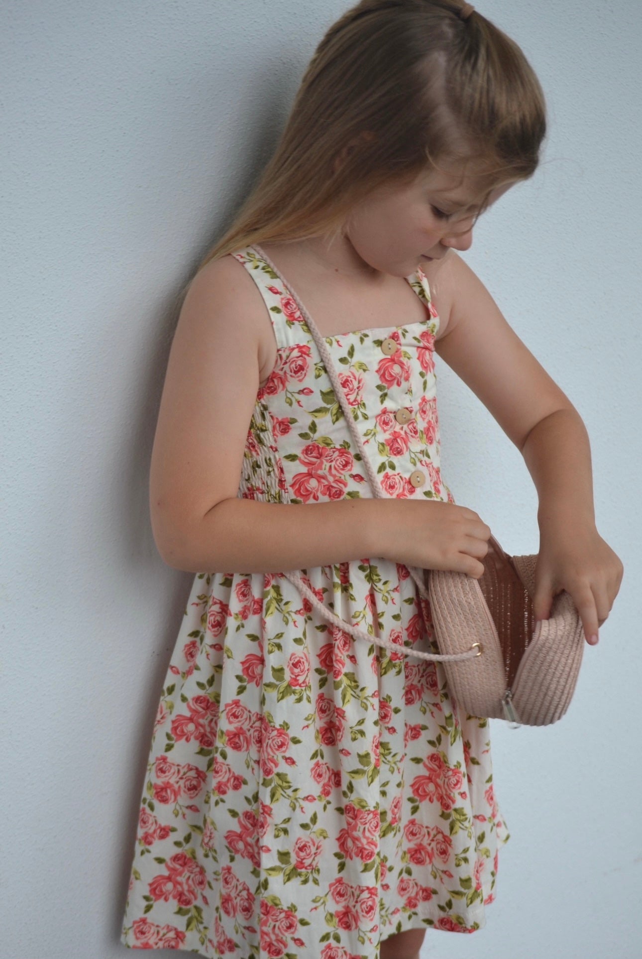 Evelyn dress- Ivory Rose