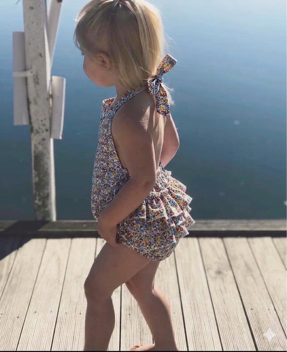 Georgie ruffle bum romper
