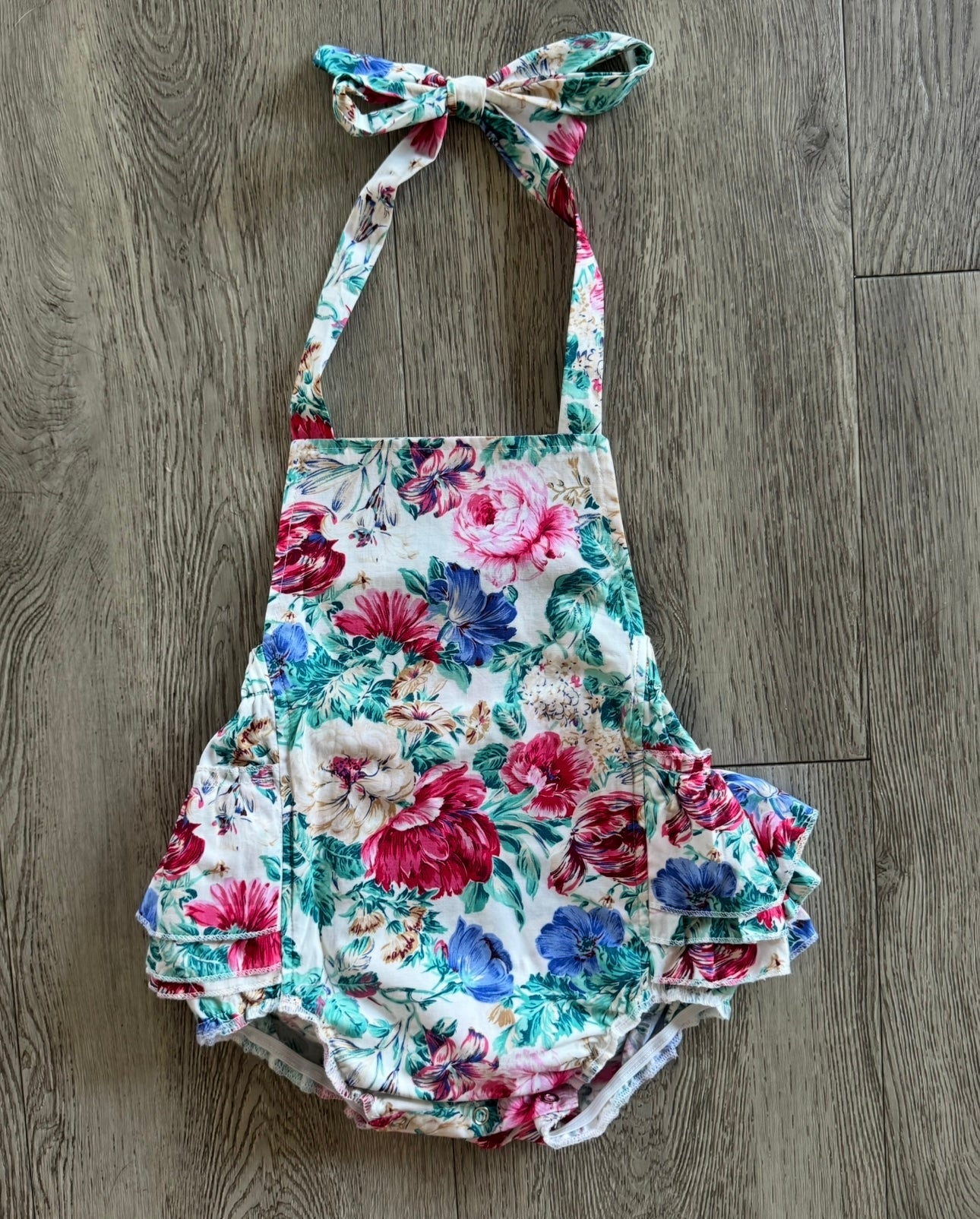 Winnie ruffle bum romper