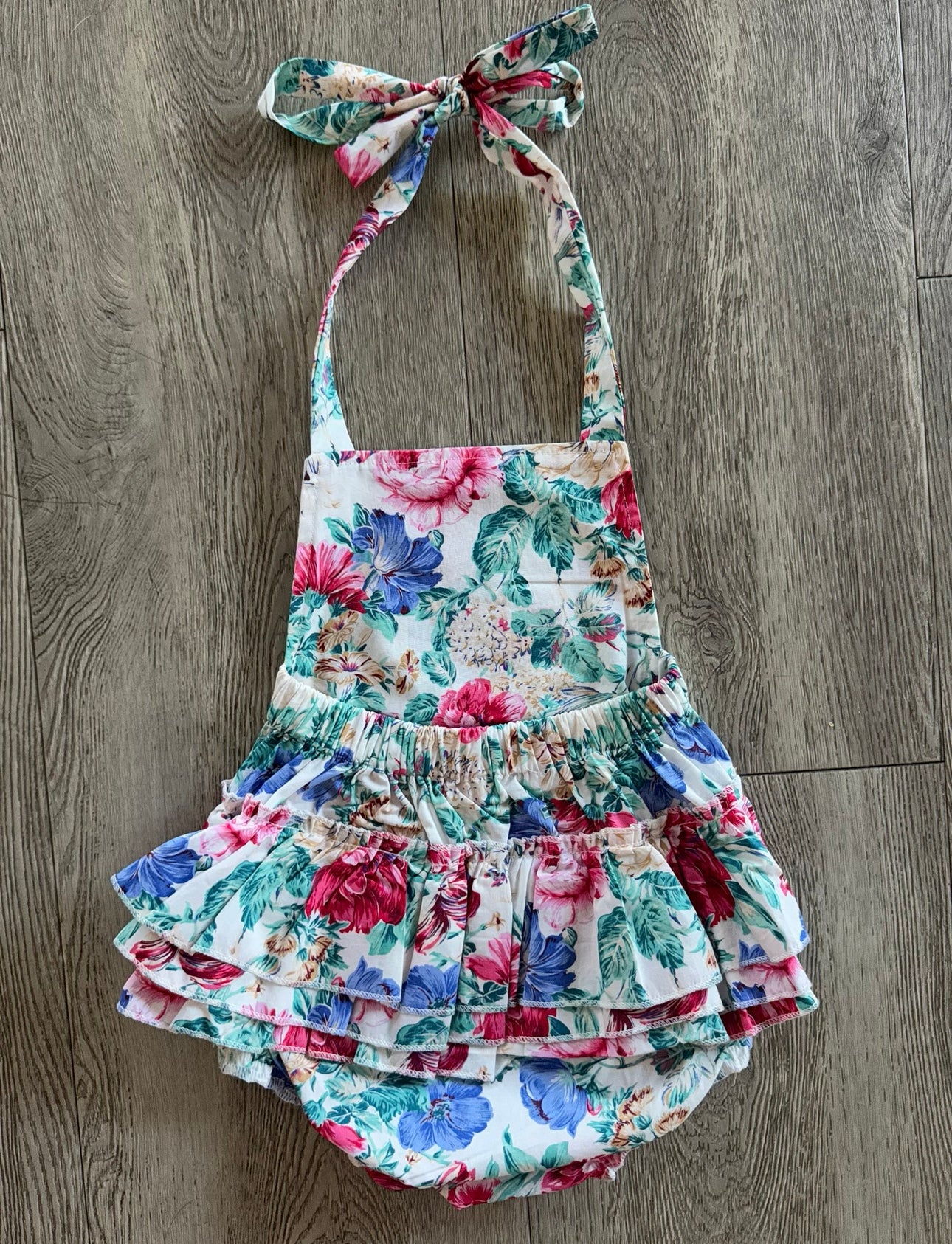 Winnie ruffle bum romper