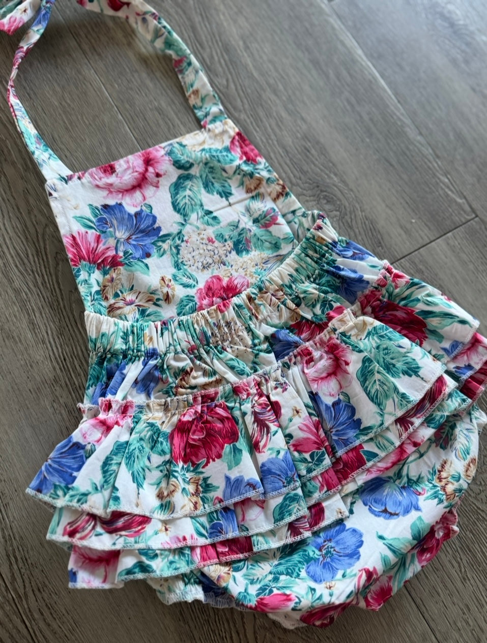 Winnie ruffle bum romper