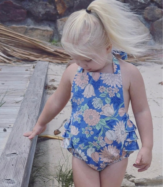 Florence ruffle bum romper