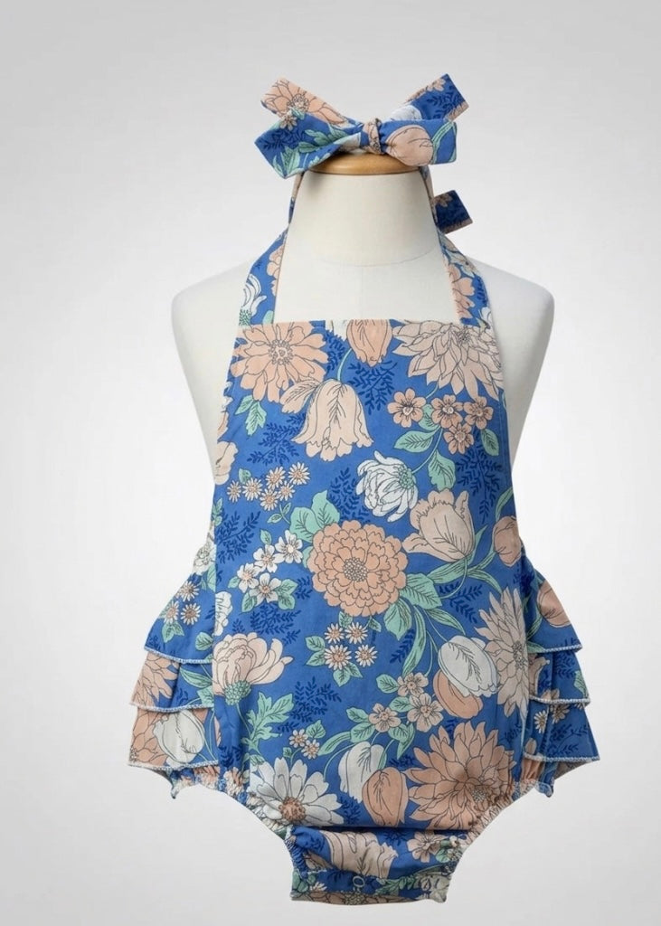 Florence ruffle bum romper