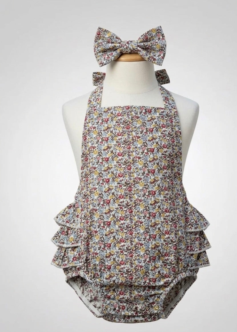 Georgie ruffle bum romper