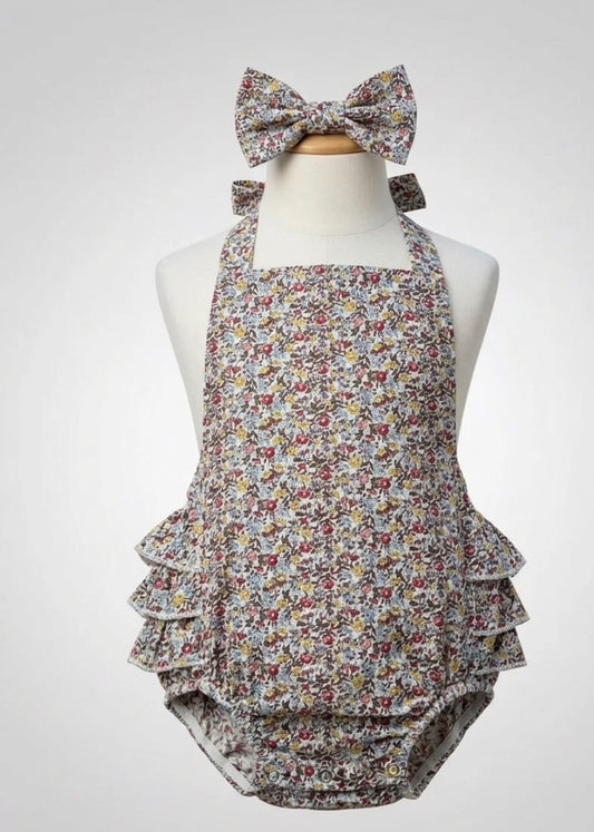 Georgie ruffle bum romper